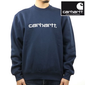 カーハート メンズ スウェット 正規品 CARHARTT WIP トレーナー クルーネック ロゴ CARHARTT SWEATSHIRT I030546 SQUID / SALT