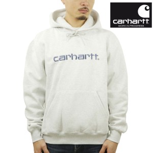 カーハート メンズ パーカー 正規品 CARHARTT WIP フーディー プルオーバー ロゴ HOODED CARHARTT SWEATSHIRT I030547 ASH HEATHER / LIB