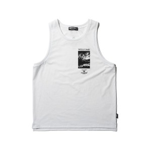 リバーサル メンズ タンクトップ 正規販売店 REVERSAL ノースリーブ PES MVS TANKTOP RV24SS056-OW WHITE 父の日 プレゼント ラッピング