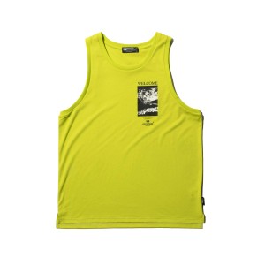 リバーサル メンズ タンクトップ 正規販売店 REVERSAL ノースリーブ PES MVS TANKTOP RV24SS056-GR GREEN