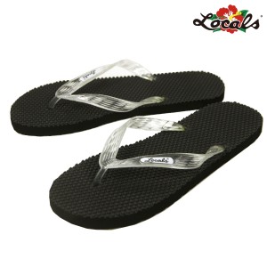 ローカルズ メンズ レディース サンダル 正規販売店 LOCALS ビーチサンダル トングサンダル LOCALS MASSARGE SLIPPA SANDAL 1390 CLEAR