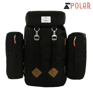 ポーラー メンズ レディース バックパック 正規販売店 POLER 鞄 リュックサック CLASSIC RUCKSACK BACKPACK 241BGU1003-BLK BLACK