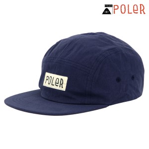 ポーラー メンズ レディース キャップ 正規販売店 POLER ロゴ 帽子 5パネルキャップ FURRY FONT 5P CAP DC 241MCV028 父の日 プレゼント 