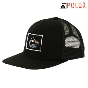 ポーラー メンズ レディース キャップ 正規販売店 POLER ロゴ 帽子 メッシュキャップ PSYCHEDELIC MESH CAP DC 241MC 父の日 プレゼント 