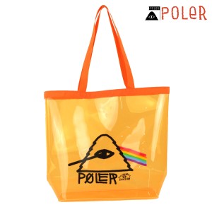 ポーラー メンズ レディース トートバッグ 正規販売店 POLER 鞄 プールバッグ PVC POOL BAG DC 241MCV0407-ORG ORANGE