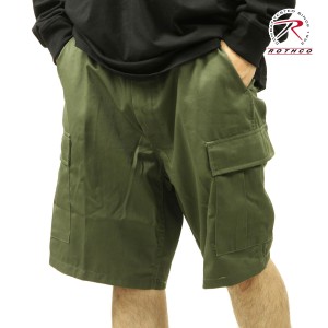 ロスコ メンズ ショートパンツ 正規品 ROTHCO ハーフパンツ カーゴショーツ ROTHCO TACTICAL BDU SHORTS 65200 OLIVE DRAB