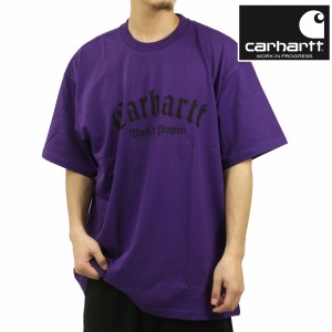 カーハート メンズ 半袖Tシャツ 正規品 CARHARTT WIP クルーネック グラフィック SHORT SLEEVE ONYX T-SHIRT TYRIAN / BLACK I032875