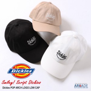 ディッキーズ Dickies 帽子 メンズ レディース スケート ローキャップ ベースボールキャップ ロゴ 刺繍 春夏 紫外線対策 UV対策 日よけ 