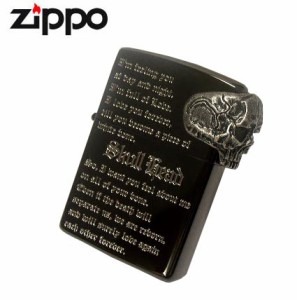 送料210円〜新品正規品 2022年モデル 2BN-Baby 「SKULL HEAD」黒Niミラー燻し錫シルバー スカル ZIPPOジッポライター☆おまけメンテブラ