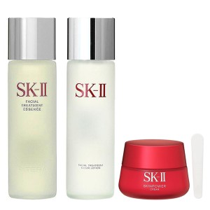 【セット】エスケーツー SK-II 殿堂入りセット (エッセンス 230mL ＋ スキンパワー 80g ＋ クリアローション 230mL)