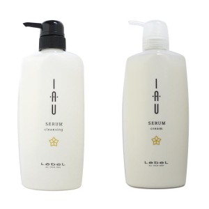 【セット】ルベル LebeL イオ セラム シャンプー&トリートメントセット 各600mL (イオセラムクレンジング + イオセラムクリーム)