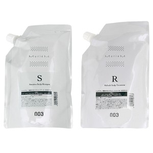 【セット】ナンバースリー no3 ミュリアムクリスタル 薬用スカルプシャンプーS 500mL 【レフィル】 +トリートメントR 500g 【レフィル】