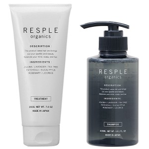 【セット】 ストレイン レスプルオーガニクス RESPLEorganics スカルプシャンプー 300mL + リペアトリートメント 200g