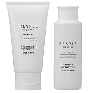 ストレイン レスプルオーガニクス RESPLEorganics トライアルセット （スカルプシャンプー100mL+リペアトリートメント80g）