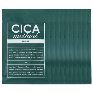 【セット】 コジット CICA method MASK シカ メソッド マスク 1枚 28mL 10枚セット シートマスク フェイスパック