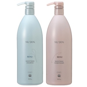 【セット】 ニュースキン NU SKIN レニュー スムージング シャンプー 1000g +  コンディショナー 1000g シャンプー トリートメントセット