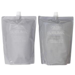 【セット】 シセイドウ 資生堂 プロフェッショナル サブリミック アデノバイタル シャンプー 1800mL 【レフィル】 +  ヘアトリートメント