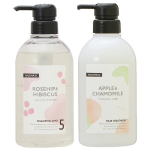 【セット】 デミ コスメティクス ハレマオ シャンプー ミント 5 500mL + ヘアトリートメント 500g シャンプー トリートメントセット