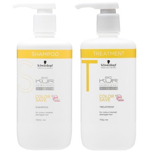 【セット】 シュワルツコフ Schwarzkopf BCクア カラーセーブシャンプー 750mL + トリートメント750g シャンプー トリートメントセット