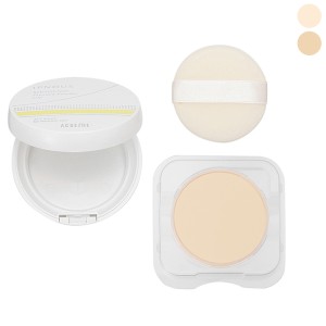 【セット】アクセーヌ ACSEINE イプノス シーバムクリア プレストパウダー UV SPF44 PA+++ ケース付き フェイスパウダー