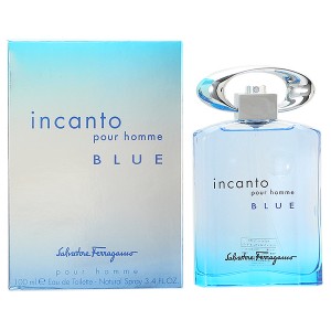 フェラガモ FERRAGAMO インカント プールオム ブルー オーデトワレ EDT メンズ 100mL オードトワレ 香水 フレグランス