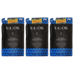 【セット】 ウルオス UL・OS 薬用スカルプシャンプー 詰め替え用パウチ 420mL 3個セット 【医薬部外品】