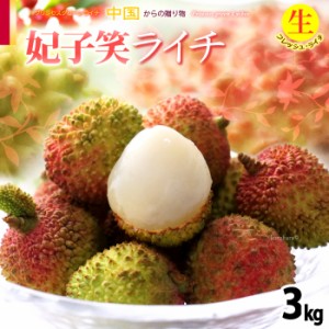 生ライチ 妃子笑 (約3kg) 中国産 ライチ 生ライチ らいち グリーンライチ ひししょう ヒシショウ レイシ 茘枝 lychee フレッシュ 食品 フ