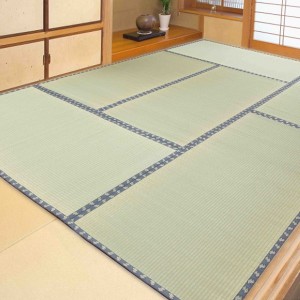 日本製 畳式い草100%の上敷き261cm×352cm 6畳 国産 ラグ マット 和室 和風 湿気 吸湿 カーペット ラグ 「ポイント2% 300円クーポン配布