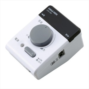 電話の拡声器３　AYD-104 電話機・FAX 付属品・消耗品・アクセサリ 812034 電話の音量調節 拡声器 受話器 便利グッズ 電話 完成品「ポイ