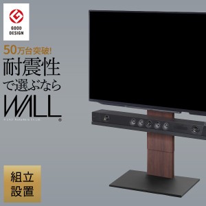 「グッドデザイン賞受賞」WALLインテリアテレビスタンドV2ロータイプ-組立設置サービス付き- 収納家具 テレビ台・ローボード WKTVA5 テレ