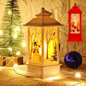 LED クリスマス ランタン ライト・照明 その他ライト・照明 20201120-1 照明 クリスマス LEDランタン サンタ LED ランタン ポータブルボ