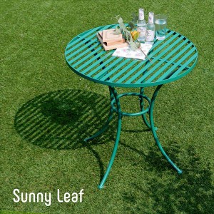 Sunny Leaf アイアン製 ラウンドテーブル ガーデニング ガーデニングファニチャー ガーデン用テーブル SPL-9000 ガーデンファニチャーセ