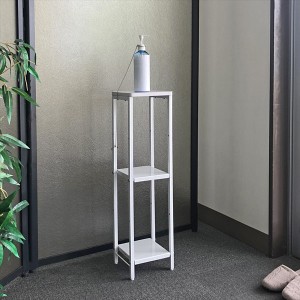 受付用 消毒液スタンド 2段タイプ オフィス家具 テーブル（応接・会議・ロビー） KS-702  花瓶 小物 玄関 受付 消毒 スタンド「送料無料 