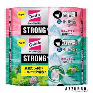 花王 トイレクイックル ストロング トイレ掃除シート 詰替 16枚入【ゆうパック対応】【ドラッグストア】