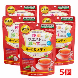 【5個セット】ルイボスティー  38g（1.9g×20袋）×5個【機能性表示食品】