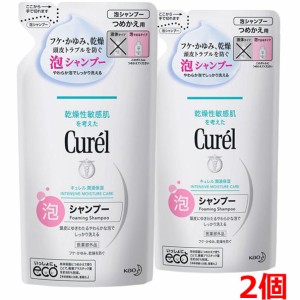 【2個】【メール便発送】【医薬部外品】キュレル　泡シャンプー　つめかえ用　380mL×2個