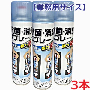 【3本セット】『業務用サイズ』抗菌・消臭スプレー Ａｇ＋　440ｍＬ×3本（無香料・無着色）