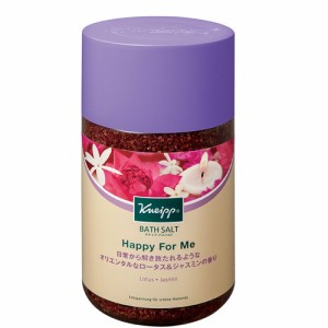 クナイプ バスソルト ハッピーフォーミー ロータス＆ジャスミンの香り 850g KNEIPP ドイツが生んだハーバルブランド