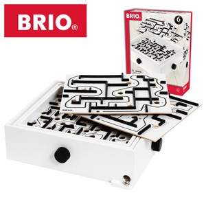 BRIO ブリオ ラビリンスゲーム 白 ボードゲーム ゲーム おもちゃ 迷路 木のおもちゃ 知育玩具 6歳 小学生 子供会 育成会 二次会 景品 子