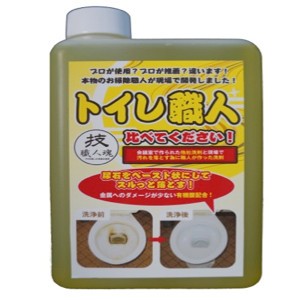 技職人魂 トイレ職人 詰め替え用 1000ml トイレ用洗剤 トイレ洗剤 洗剤 トイレ用品 トイレ 便器 尿石除去剤 尿石落とし 尿石除去 タイル 