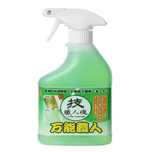 技職人魂 万能職人 500ml マルチクリーナー 洗剤 クリーナー 多目的 有機汚れ 多目的洗剤 万能洗剤 拭き掃除 タバコ ヤニ 壁紙 床 ドア 