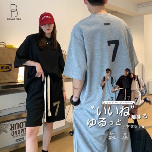 上下セット セットアップ ティーシャツ ハーフパンツ メンズ  ダンス スポーツ 大きいサイズ レディース ズボン Tシャツ キッズ 短パン 