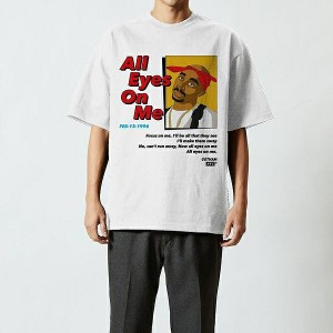 【在庫限り！】GOTHAM NYC 2pac 2パック Tシャツ 半袖 メンズ ユニセックス American Comic Graphic Art S/S Tee GN895  M L XL ゴッサム