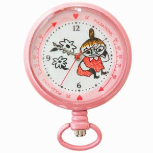 ナースウォッチ ムーミン 2WAYウォッチ（蓄光） リトルミイ パールピンク ST-CM0006 かわいい キャラクター ナース時計 クリップ時計 看