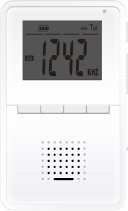 充電用USBケーブル付属 防水仕様 FM補完 放送対応 イヤホン付属 1.8インチ液晶 アンテナ内蔵型 FMステレオ対応 φ28ミリスピーカー内蔵 