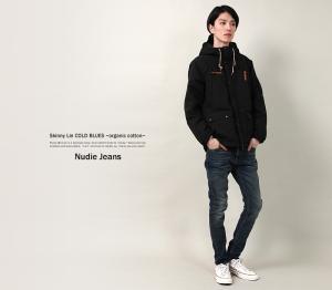 スキニー Nudie Jeans 8587 112770030 Skinny Lin COLD BLUES メンズ デニム パワーストレッチ タイト 綿 ヌーディージーンズ オーガニックコットン