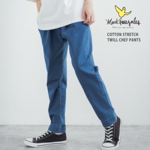 MARK GONZALES マークゴンザレス シェフパンツ メンズ レディース デニム 綿 ストレッチ クライミングパンツ ワンマイル 9602
