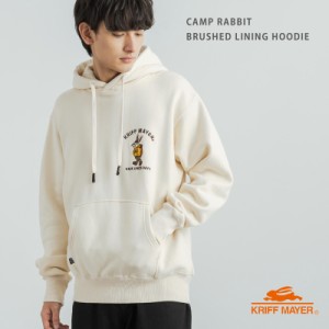 パーカー 裏起毛 ビッグシルエット メンズ レディース トレーナー 長袖 刺繍 フーディ グラスコード KRIFF MAYER 2223102 12179