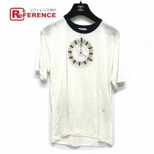 【CHANEL】シャネル ココマドモアゼル グラフィック P37873 コットン×シルク 白 レディース 半袖Ｔシャツ