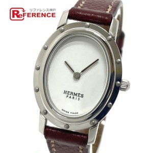 <br>HERMES エルメス/クリッパー・オーバル/レディース/クオーツ/CO1.210/198****/レディース時計/Aランク/09